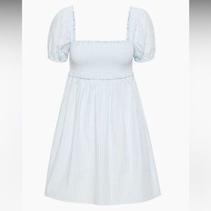 ❗️SOLD❗️Aritzia Sunday Best - women’s Hadley dress in baby blue gingham